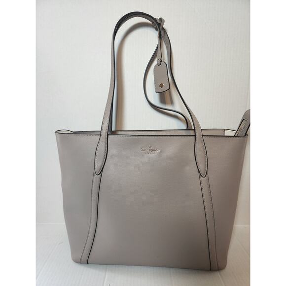 Kate‎ Spade Dana Large Tote & Wallet Warm Beige-EUC - Picture 2 of 14